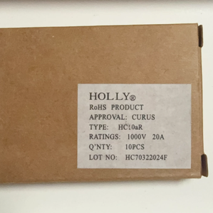 Vente flash <span class=keywords><strong>HOLLY</strong></span> HC10aR 440mA/630mA/10A 1000V Tube céramique AR Fusible à haute capacité de rupture - Product Image 4