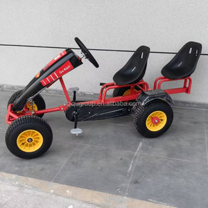 最新有趣的游乐园重型双人座椅成人四轮踏板儿童和成人推车 - Product Image 3