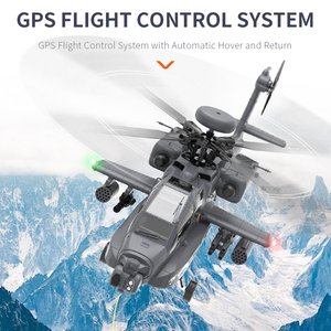 F11s 1/32 RC máy bay trực thăng mô phỏng mô hình với GPS kép động cơ không chổi than 2.4G 9ch dòng chảy quang học lidar toof độ cao giữ - Product Image 4