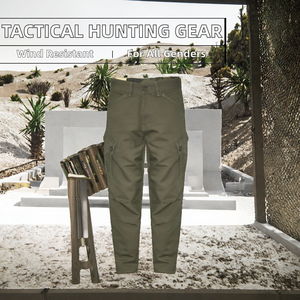 Pantalon Cargo Homme 2026 Urban Voyager Gorpcore Techwear Coupe Slim en Coton Robuste Multi-Poches – Vente en Gros - Product Image 2