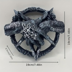Halloween décoration <span class=keywords><strong>de</strong></span> la maison nouveau BCA38 <span class=keywords><strong>diable</strong></span> porteur résine ornements Baphomet tentures pour atmosphère festive - Product Image 2