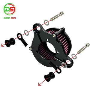 Kit de Sistema de Filtro de Admisión de Aire para Motocicletas Harley-Davidson Sportster XL883 XL883N XL883R XL883P XL1200, Piezas de Motocicleta - Product Image 4