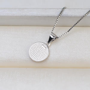 Nouveau pendentif tendance en argent S925, forme de pneu, accessoire de coiffure DIY, fond plat, 10 mm, sans aiguille, support vide, composants de bijoux - Product Image 4