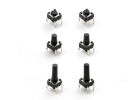 Nouveau en stock : Micro-interrupteur 6*6*6MM avec connecteur 4 broches, composants électroniques pour convertisseur de fréquence