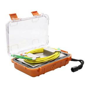 กล่องสายไฟเบอร์ออปติกแบบวงแหวน MINI SC-APC FTTH OTDR Dead Zone Eliminator สำหรับเชื่อมต่อสายไฟเบอร์ออปติกแบบ Single Mode 1310/1550nm ระยะ 1 กม. สำหรับ <span class=keywords><strong>FTTB</strong></span> FTTX - Product Image 1