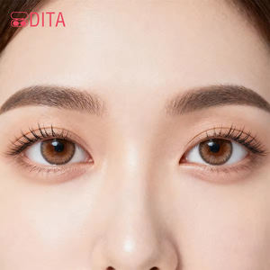 Lentilles de contact jetables mensuelles de couleur naturelle en gros directe d'usine 13mm lentilles de contact de pupilles brunes avec ordonnance - Product Image 4