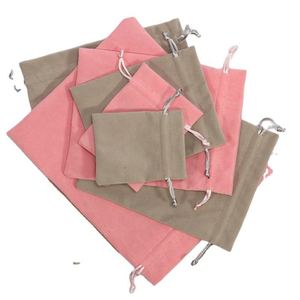 Pochette en velours luxueuse avec cordon de serrage pour bijoux, montres, lunettes, boucles d'oreilles - Nouveau motif - Impression de logo personnalisée - Emballage cadeau en gros - Product Image 6