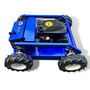 21.7IN cutting width remote control lawn mower climb slpoe crawler ROBOT MOWER garden grass cutter gasoline lawn mower suppliers