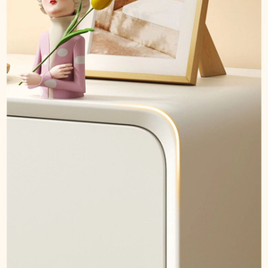 Table de <span class=keywords><strong>chevet</strong></span> intelligente de luxe nordique - Design minimaliste moderne avec serrure à empreintes digitales et recharge sans fil pour la chambre à coucher - Product Image 3