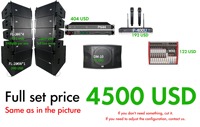 Altavoz Line Array OEM ODM, Altavoz de Rango Completo, Subwoofer Profesional para DJ y Escenario, Woofer, Bajo, Mezclador de Audio Pasivo y Activo, Amplificador