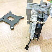 Ventilateur de refroidissement de radiateur tout-en-un mince de 36 mm, faible épaisseur, petite hauteur, pour PC AIO, processeur de bureau, socket LGA1150 1151 1155 1156 1200