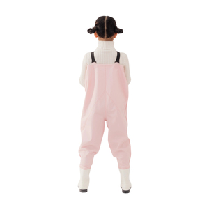 Cuissardes de pêche et de sport en PVC imperméables avec poche zippée pour jeunes, enfants, filles, idéales pour la navigation, la plage, la randonnée aquatique et les ruisseaux. - Product Image 5
