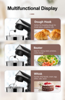 Mélangeur Robot Pâtissier Artisan OEM Impastatrice Aide 4.5L 5.5L Bol Mélangeur en Acier Inoxydable Cuisine Fournisseur Alimentaire