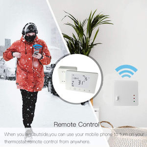 <span class=keywords><strong>Thermostat</strong></span> <span class=keywords><strong>sans</strong></span> <span class=keywords><strong>fil</strong></span> HY09RF-WIFI, écran tactile, contrôleur de température <span class=keywords><strong>programmable</strong></span> pour le chauffage des pièces avec chaudière à <span class=keywords><strong>gaz</strong></span> et actionneur - Product Image 2