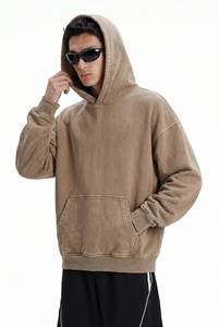 <span class=keywords><strong>Felpa</strong></span> con Cappuccio Multicolore da <span class=keywords><strong>Uomo</strong></span>, Stile <span class=keywords><strong>Oversize</strong></span>, Effetto Lavaggio Acido, Personalizzabile, Alta Qualità, Design Vintage - Product Image 6