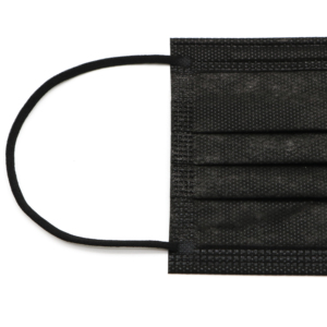 Filter 99% BFE warna hitam, masker wajah dengan Logo, pelindung Rumah Sakit Gigi <span class=keywords><strong>3</strong></span> lapisan sekali pakai - Product Image 3