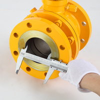 Válvula de bola montada en muñón API 6D de acero al carbono de 4 "para petróleo y gas,