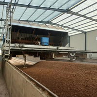 Retourneur de compost pour engrais organique, équipement de traitement inoffensif du fumier de poulet