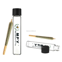 Emballages de tubes en verre avec logo personnalisé, à l'épreuve des enfants, pour cigares, emballage résistant aux enfants, porte-cigares, emballage de cigares, TUBE avec bouchon CR