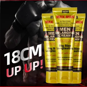 Crema para agrandar el pene MAXMAN GOLD Gel íntimo para hombre para ayudar a la potencia masculina del pene Crema para retrasar el crecimiento del pene Sexual