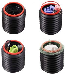 Poubelle télescopique portable pour voiture, bac de rangement pliable rond anti-fuite, mini seau d'eau rétractable pour la maison et l'extérieur - Product Image 5