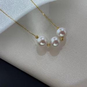 Collar de Perlas de Agua Dulce Wenchi 2025 Zhuji, Perlas Pequeñas Casi Perfectamente Redondas de 4mm con Pequeños Imperfecciones, Modelo S925 35527 - Product Image 3