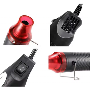 소켓 220V 300W 소프트 도자기 열풍기 1.4A DIY 미니 휴대용 열풍기 180-200도 온도 범위 11m/h 풍량 - Product Image 3
