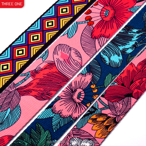 Hot Bán Jacquard Eo Ba Lô Vai Dây Đeo 38Mm Đàn Hồi Web Ban Nhạc Phụ Kiện Polyester Cotton In Pet Ribbon Túi Thắt Lưng - Product Image 5