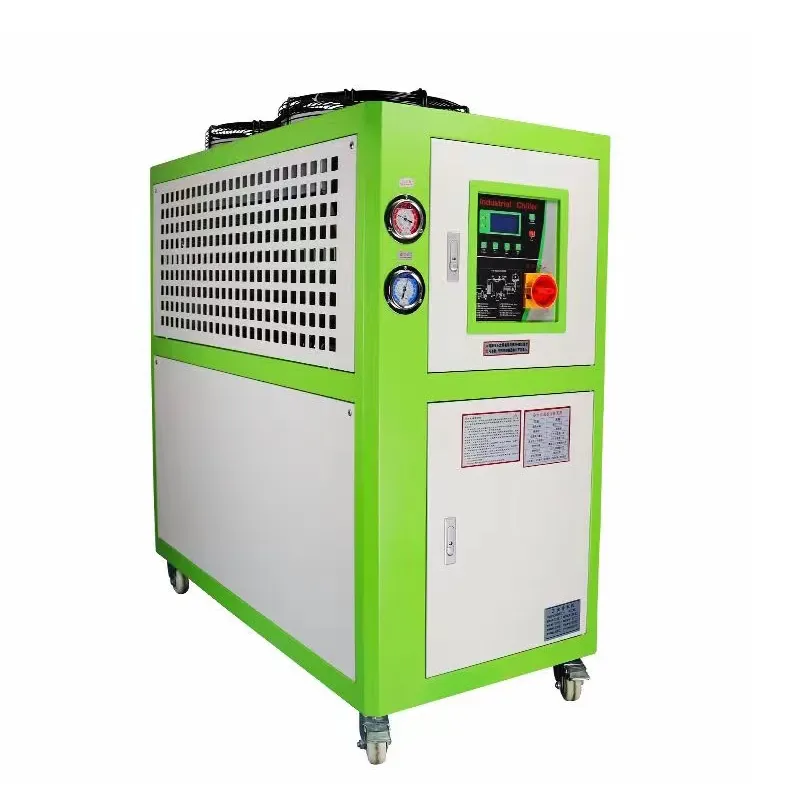 5HP plastik endüstriyel su soğutmalı hava soğutmalı dondurma makinesi endüstriyel soğutucu