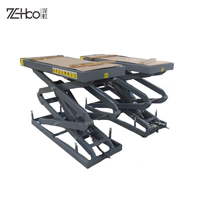 Mini-élévateur hydraulique à ciseaux pour voitures ZeHoo DX-1835, certification CE, montage ultra-stable, levée complète (2030 mm), capacité 3,5 T