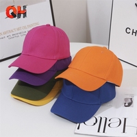 Casquette de baseball vintage 5 panneaux en sergé 100 % coton, design tendance prêt à expédier avec visière incurvée, disponible en 13 couleurs courantes