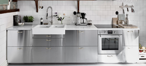 مطبخ حديث من الفولاذ المقاوم للصدأ وحدات شواية وحوض جزيرة بالهواء الطلق للطبخ في الفناء الخارجي - Product Image 6