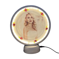 Cadre photo LED lumineux, cadeau créatif pour les amis, les fêtes et les anniversaires