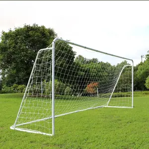 Icoud Combination Soccer Goal Portable Soccer Goals For Backyard 8ft Steel Frame Football Goal With All Weather Net For Kids