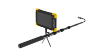 Kamera Inspeksi Teleskopik Karbon 5M WiFi 4K Layar Sentuh 10.1 Inci Tabung Inspeksi 23mm