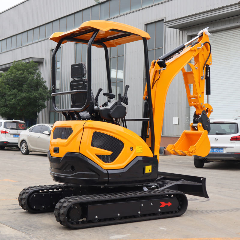 Free Shipping Mini Diggers Hydraulic Diesel Excavator Machine 1.8 Ton 2 ...