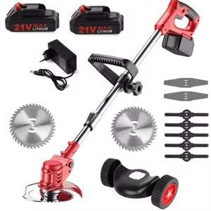 <b>Garden</b> tools lithium battery electric rechargeable grass cutter cordless powered <b>string</b> trimmer handheld source factory - Product Image 1