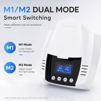 Nouvelle lampe UV LED 2-en-1 pour manucure et pédicure 90W, professionnelle, sans fil, avec support au sol