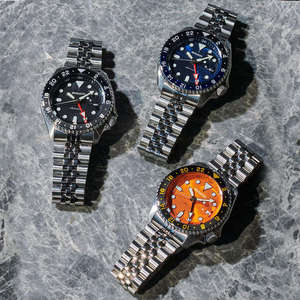 Reloj <span class=keywords><strong>Seiko</strong></span> <span class=keywords><strong>5</strong></span> Sports Automático <span class=keywords><strong>GMT</strong></span> para Hombre, Caja de Acero Inoxidable, Cristal Hardlex Azul, Resistente al Agua, Cronógrafo, Analógico Superman - Product Image 3