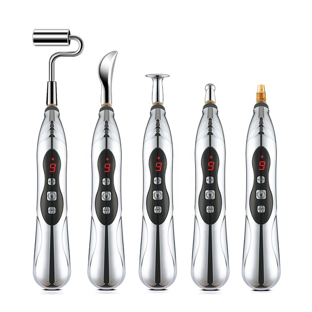 Electronic Acupuncture Pen Point Massager Electric Meridians Med Therapy Heal Massage Pen Meridian Energy Pen Pain Relief Tools