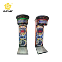 Machine de jeu d'arcade Ultimate Big Punch Black King Sports de boxe pour adultes à pièces de 6 ans et plus Amusant en métal