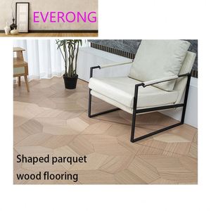 Plancher <span class=keywords><strong>stratifié</strong></span> moderne multicouche en chêne <span class=keywords><strong>massif</strong></span> <span class=keywords><strong>Parquet</strong></span> pentagonal en noyer noir installé par clic Planchers lisses conçus par clic - Product Image 1