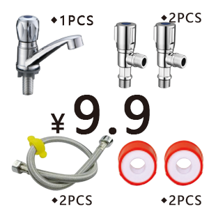 Robinet de cuisine mural rotatif en acier et plastique pour eau froide, grand jet, pour usage domestique, vente en gros KAWAL - Product Image 6