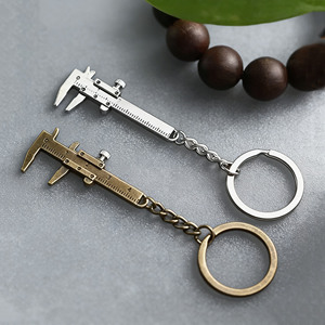 Llavero creativo <span class=keywords><strong>de</strong></span> aleación <span class=keywords><strong>de</strong></span> zinc, portátil, con calibrador Vernier, pequeño regalo, mini herramienta, colgante <span class=keywords><strong>de</strong></span> medición, llavero con calibre. - Product Image 3