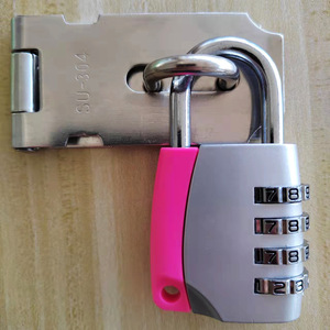 Cadenas à combinaison coloré à 4 chiffres en alliage de zinc pour casier de gym intérieur, utilisation extérieure, cadenas à code sécurisé pour panier de vélo - Product Image 5