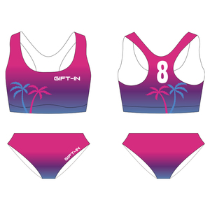 Uniforme de voleibol de playa personalizado con logotipo textil, para mujer, sublimado, de secado rápido, para entrenamiento y competición. - Product Image 2