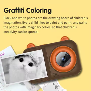 2025 nuevo diseño de cámara instantánea <span class=keywords><strong>para</strong></span> niños <span class=keywords><strong>para</strong></span> máquina de impresión Mini Pocket Photo Maker Cmos Sensor Mp3 <span class=keywords><strong>para</strong></span> niños Fotografía divertida - Product Image 3