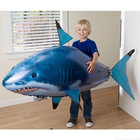 Jouets RC Aidison : Requin volant, ballons gonflables clownfish, ballons à hélium, jouets télécommandés gonflables, jouet poisson volant RC
