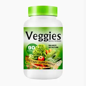 Capsule de fruits et légumes de fibre diététique de vitamine de supplément d'aliment entier d'OEM/ODM