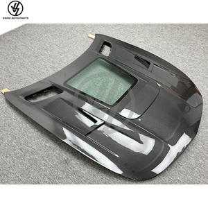 Capot avant en fibre de carbone humide style IMP pour AMG GT GTC GTS 2014-2016 - Pièces automobiles - Product Image 4
